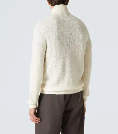 Thom Sweeney Wool and cashmere-blend zip-up sweater | Thumbnail 5 Thom Sweeney Wool and cashmere-blend zip-up sweater | Thumbnail 5