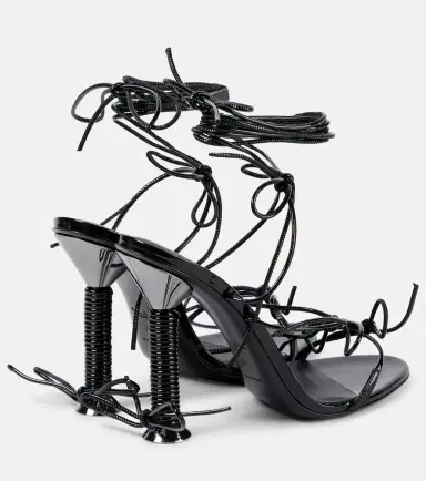 Alaïa Alaïa Bobine 110 leather-lined sandals | Thumbnail 2 Alaïa Alaïa Bobine 110 leather-lined sandals | Thumbnail 2