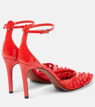 Alaïa Alaïa Studded mesh and leather pumps | Thumbnail 4 Alaïa Alaïa Studded mesh and leather pumps | Thumbnail 4