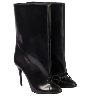 Alaia Alaïa 90 bow-detail leather ankle boots | Thumbnail 1 Alaia Alaïa 90 bow-detail leather ankle boots | Thumbnail 1