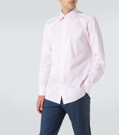 Zegna Trofeo striped cotton shirt | Thumbnail 4 Zegna Trofeo striped cotton shirt | Thumbnail 4