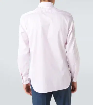 Zegna Trofeo striped cotton shirt | Thumbnail 6 Zegna Trofeo striped cotton shirt | Thumbnail 6