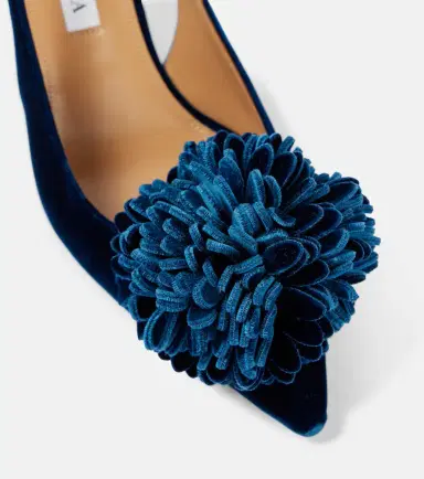 Aquazzura Couturier 65 velvet slingback pumps | Thumbnail 2 Aquazzura Couturier 65 velvet slingback pumps | Thumbnail 2