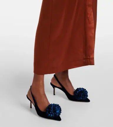 Aquazzura Couturier 65 velvet slingback pumps | Thumbnail 5 Aquazzura Couturier 65 velvet slingback pumps | Thumbnail 5