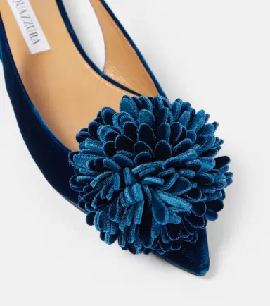 Aquazzura Couturier velvet slingback flats | Thumbnail 2 Aquazzura Couturier velvet slingback flats | Thumbnail 2
