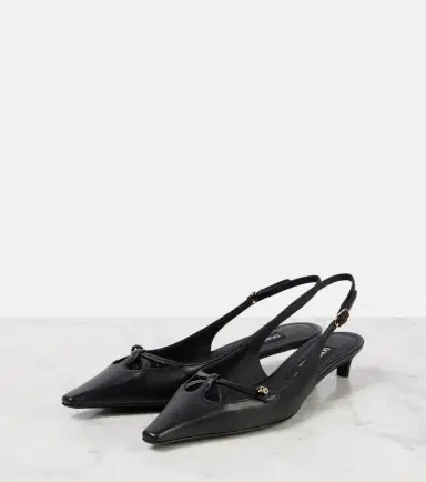 Dolce & Gabbana Leather slingback pumps | Thumbnail 2 Dolce & Gabbana Leather slingback pumps | Thumbnail 2