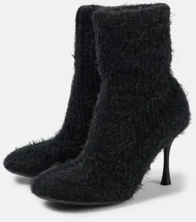 Gianvito Rossi 85 knitted bootie | Thumbnail 2 Gianvito Rossi 85 knitted bootie | Thumbnail 2