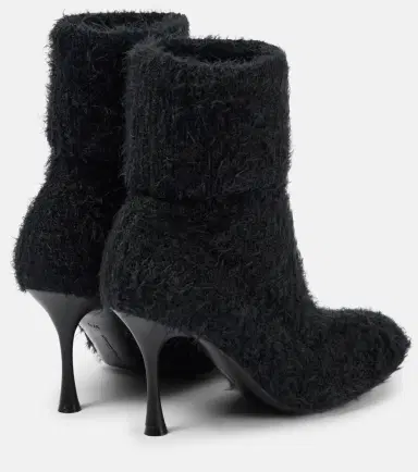 Gianvito Rossi 85 knitted bootie | Thumbnail 4 Gianvito Rossi 85 knitted bootie | Thumbnail 4