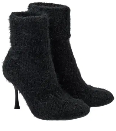Gianvito Rossi 85 knitted bootie | Thumbnail 1 Gianvito Rossi 85 knitted bootie | Thumbnail 1