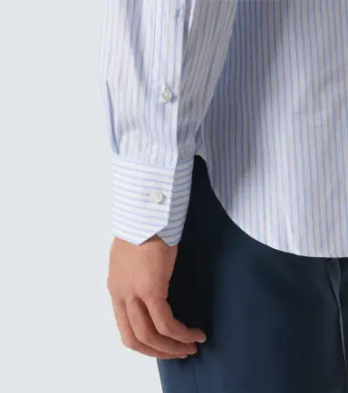 Zegna Striped cotton Oxford shirt | Thumbnail 4 Zegna Striped cotton Oxford shirt | Thumbnail 4