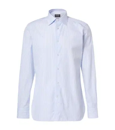 Zegna Striped cotton Oxford shirt | Thumbnail 1 Zegna Striped cotton Oxford shirt | Thumbnail 1