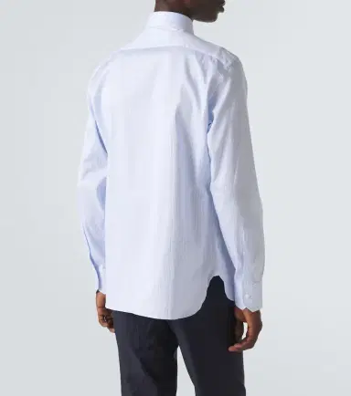Zegna Trofeo striped cotton shirt | Thumbnail 2 Zegna Trofeo striped cotton shirt | Thumbnail 2