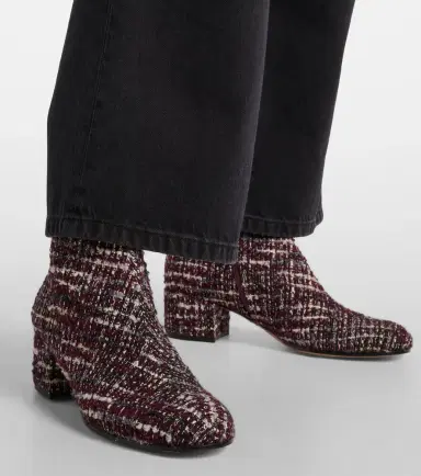 Gianvito Rossi 45 bouclé ankle boots | Thumbnail 2 Gianvito Rossi 45 bouclé ankle boots | Thumbnail 2
