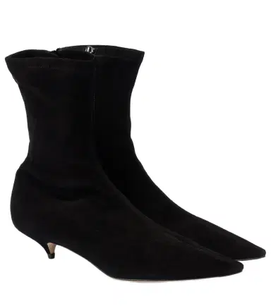 The Row Liisa suede ankle boots | Thumbnail 1 The Row Liisa suede ankle boots | Thumbnail 1