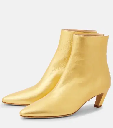 Gabriela Hearst Clayton metallic leather ankle boots | Thumbnail 4 Gabriela Hearst Clayton metallic leather ankle boots | Thumbnail 4