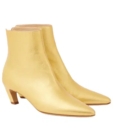 Gabriela Hearst Clayton metallic leather ankle boots | Thumbnail 1 Gabriela Hearst Clayton metallic leather ankle boots | Thumbnail 1