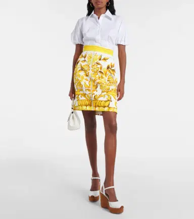 Dolce & Gabbana Puff-sleeve cotton poplin blouse | Thumbnail 2 Dolce & Gabbana Puff-sleeve cotton poplin blouse | Thumbnail 2