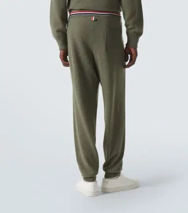 Thom Browne RWB Stripe cashmere sweatpants | Thumbnail 3 Thom Browne RWB Stripe cashmere sweatpants | Thumbnail 3