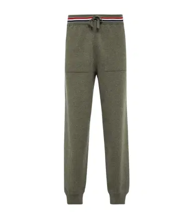 Thom Browne RWB Stripe cashmere sweatpants | Thumbnail 1 Thom Browne RWB Stripe cashmere sweatpants | Thumbnail 1