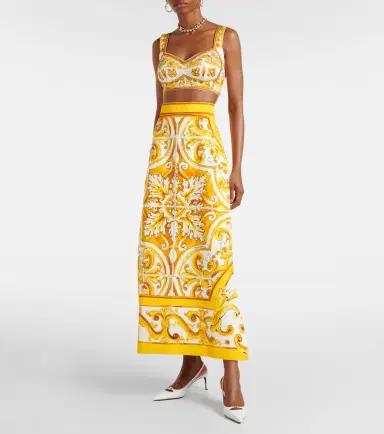 Dolce & Gabbana Majolica brocade midi skirt | Thumbnail 3 Dolce & Gabbana Majolica brocade midi skirt | Thumbnail 3