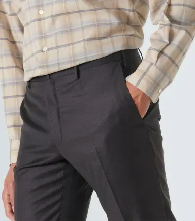 Slowear Virgin wool tapered pants | Thumbnail 2 Slowear Virgin wool tapered pants | Thumbnail 2