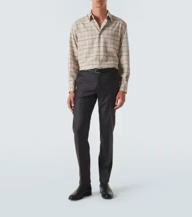 Slowear Virgin wool tapered pants | Thumbnail 4 Slowear Virgin wool tapered pants | Thumbnail 4
