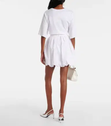 Dolce & Gabbana High-rise cotton poplin miniskirt | Thumbnail 4 Dolce & Gabbana High-rise cotton poplin miniskirt | Thumbnail 4