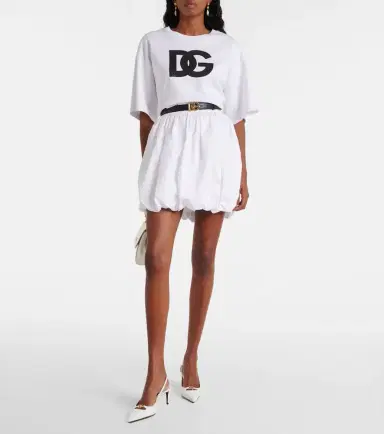 Dolce & Gabbana High-rise cotton poplin miniskirt | Thumbnail 5 Dolce & Gabbana High-rise cotton poplin miniskirt | Thumbnail 5