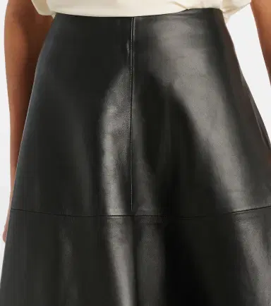 Altuzarra Varda leather midi skirt | Thumbnail 4 Altuzarra Varda leather midi skirt | Thumbnail 4