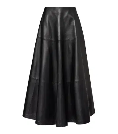 Altuzarra Varda leather midi skirt | Thumbnail 1 Altuzarra Varda leather midi skirt | Thumbnail 1