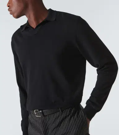 Rubinacci Amalfi cotton polo shirt | Thumbnail 5 Rubinacci Amalfi cotton polo shirt | Thumbnail 5