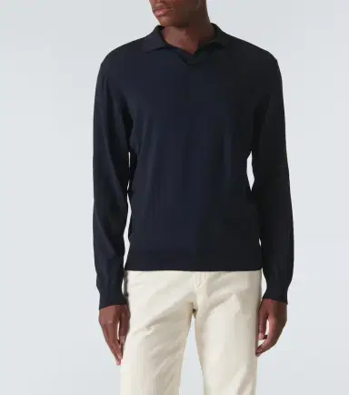 Rubinacci Amalfi cotton polo shirt | Thumbnail 2 Rubinacci Amalfi cotton polo shirt | Thumbnail 2