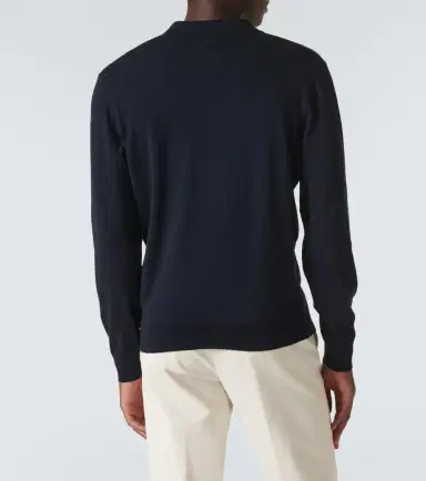 Rubinacci Amalfi cotton polo shirt | Thumbnail 4 Rubinacci Amalfi cotton polo shirt | Thumbnail 4