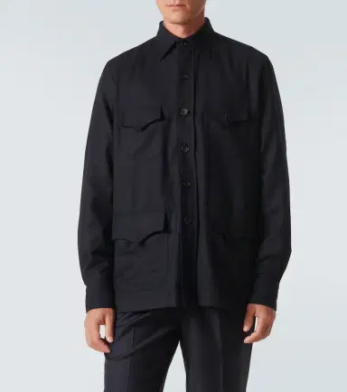 Rubinacci Wool overshirt | Thumbnail 3 Rubinacci Wool overshirt | Thumbnail 3
