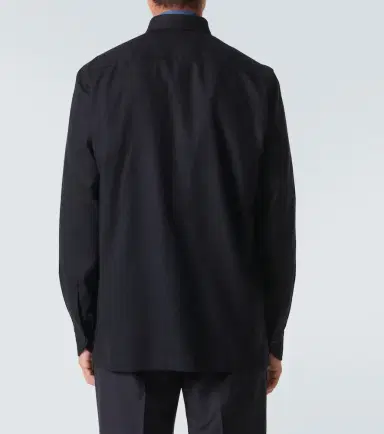 Rubinacci Wool overshirt | Thumbnail 5 Rubinacci Wool overshirt | Thumbnail 5