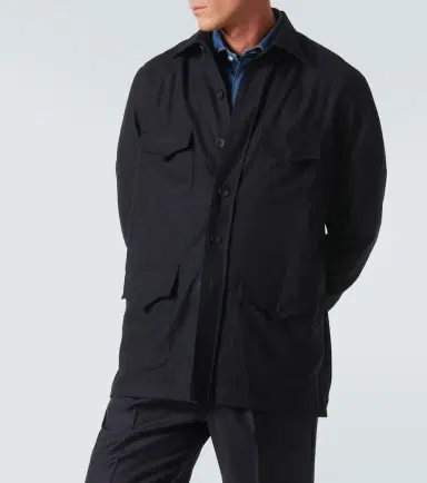 Rubinacci Wool overshirt | Thumbnail 6 Rubinacci Wool overshirt | Thumbnail 6