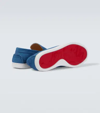 Christian Louboutin Varsiboat denim slip-on shoes | Thumbnail 4 Christian Louboutin Varsiboat denim slip-on shoes | Thumbnail 4