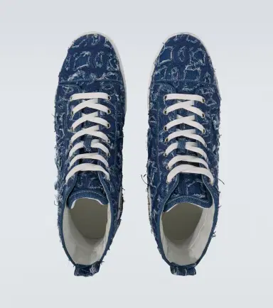 Christian Louboutin Louis denim high-top sneakers | Thumbnail 6 Christian Louboutin Louis denim high-top sneakers | Thumbnail 6