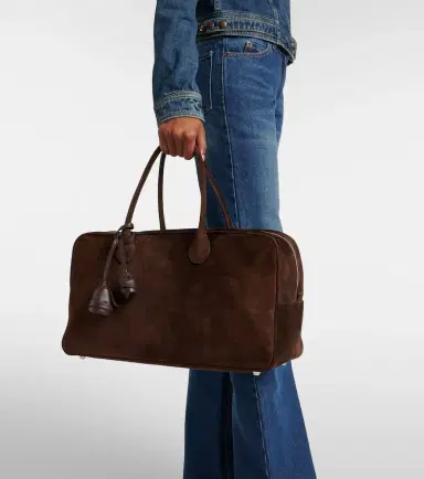 Magda Butrym Brigitte Large suede duffel bag | Thumbnail 3 Magda Butrym Brigitte Large suede duffel bag | Thumbnail 3