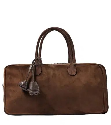 Magda Butrym Brigitte Large suede duffel bag | Thumbnail 1 Magda Butrym Brigitte Large suede duffel bag | Thumbnail 1