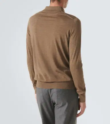Loro Piana Virgin wool polo sweater | Thumbnail 4 Loro Piana Virgin wool polo sweater | Thumbnail 4