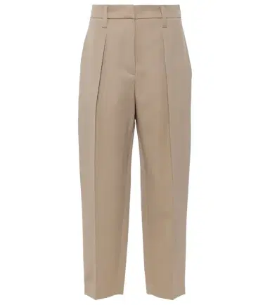 Brunello Cucinelli Wool-blend straight pants | Thumbnail 1 Brunello Cucinelli Wool-blend straight pants | Thumbnail 1
