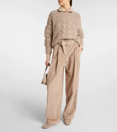 Brunello Cucinelli Cotton corduroy wide-leg pants | Thumbnail 3 Brunello Cucinelli Cotton corduroy wide-leg pants | Thumbnail 3