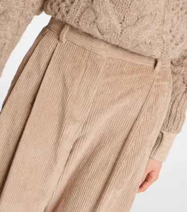 Brunello Cucinelli Cotton corduroy wide-leg pants | Thumbnail 4 Brunello Cucinelli Cotton corduroy wide-leg pants | Thumbnail 4