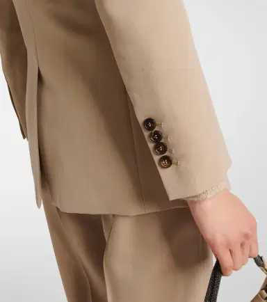 Brunello Cucinelli Wool-blend blazer | Thumbnail 2 Brunello Cucinelli Wool-blend blazer | Thumbnail 2