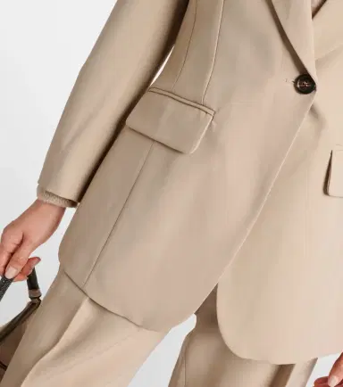 Brunello Cucinelli Wool-blend blazer | Thumbnail 6 Brunello Cucinelli Wool-blend blazer | Thumbnail 6