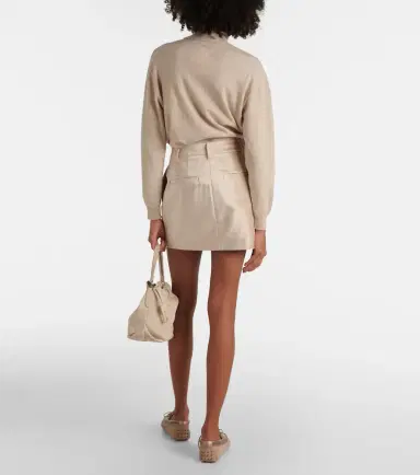 Brunello Cucinelli Cotton-blend velvet miniskirt | Thumbnail 4 Brunello Cucinelli Cotton-blend velvet miniskirt | Thumbnail 4
