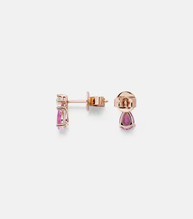 Anita Ko 18kt rose gold earrings with sapphires and diamonds | Thumbnail 2 Anita Ko 18kt rose gold earrings with sapphires and diamonds | Thumbnail 2