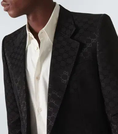 Gucci GG Canvas cotton-blend blazer | Thumbnail 6 Gucci GG Canvas cotton-blend blazer | Thumbnail 6