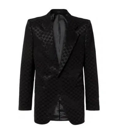 Gucci GG Canvas cotton-blend blazer | Thumbnail 1 Gucci GG Canvas cotton-blend blazer | Thumbnail 1